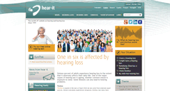 Desktop Screenshot of hear-it.org